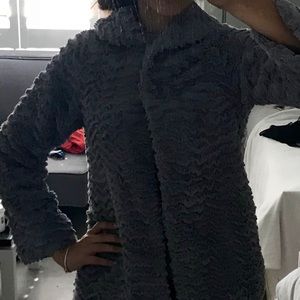 PATAGONIA Gray Textured Soft Coat